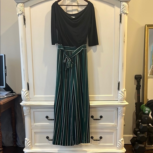 Jumpsuit Navy Blue/Kelly Green size medium - Picture 1 of 3